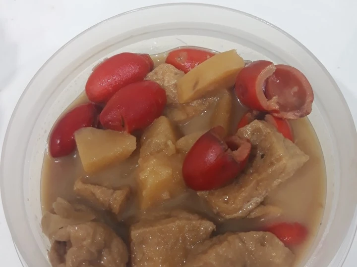 Langkah Gampang Membikin Resep Sayur Semur (tahu, kentang, kulit mlinjo) yang Bikin Ngiler Anti Ribet, Bisa Manjain Lidah