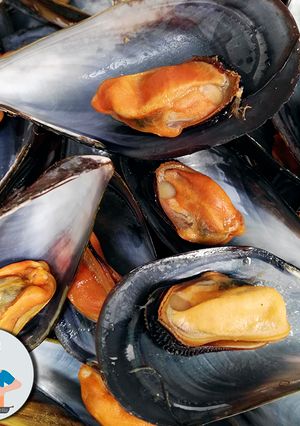 Una foto de Mejillones al vapor