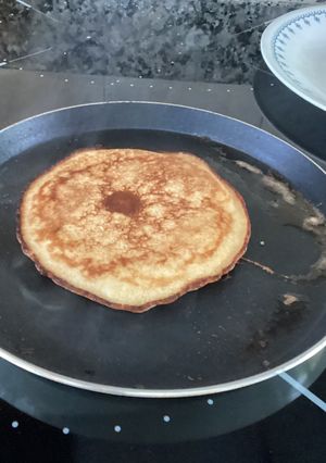 Una foto de Tortitas de plátano (banana, cambur)
