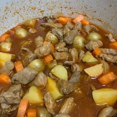 A picture of IBS friendly Pork Menudo.