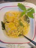 Pozole de Elote con Pike