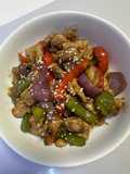 Chicken Stir-Fry with Capsicum