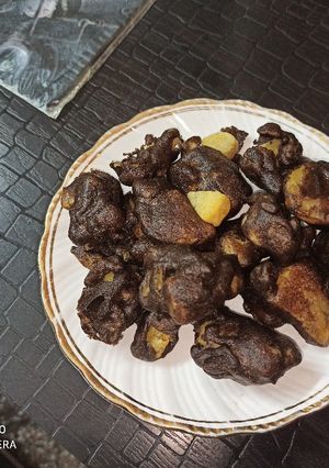 A picture of Kuttu Ke Pakode.