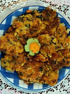 Hình của món Rau củ, nấm, rong biển chiên giòn.