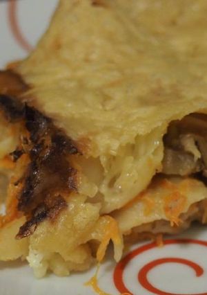 Une photo de Lasagnes courge châtaignes