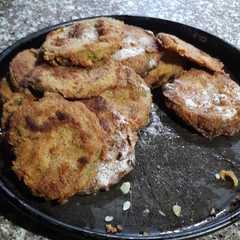 Una foto de Milanesa de zapallitos verdes