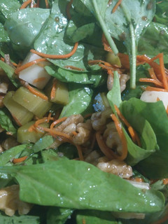Una foto de Ensalada de espinacas
