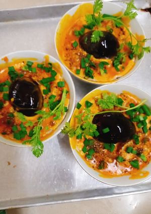 Hình của món Chả trứng bắc thảo.