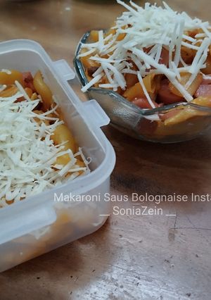 Foto resep Makaroni Saus Bolognaise Instan
