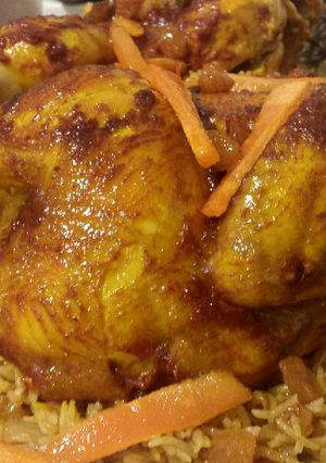صورة لوصفة بخاري دجاج