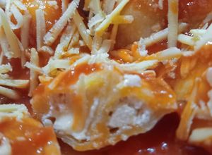 Una foto de CAPELETIS RELLENOS DE RICOTA, QUESO Y NUEZ 🤭🥰💫🥰🤭💫