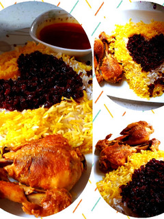 عکسی از دستور زرشک پلو با مرغ😋