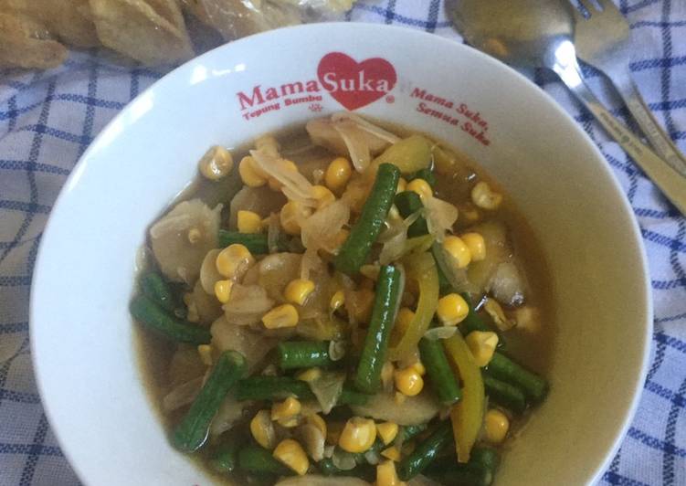 Resep Tumis Jagung Bakso Kacang Panjang Anti Gagal