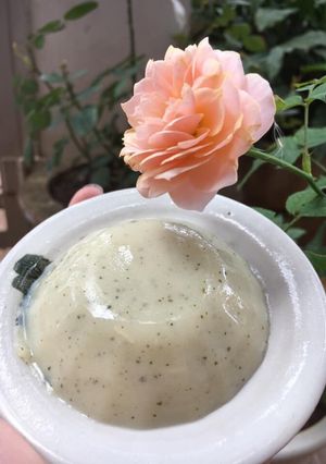 Hình của món Đậu hũ mix chùm ngây.