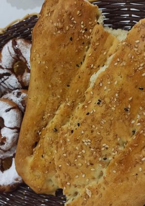 عکسی از دستور نان بربری فانتزی