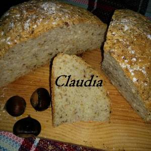Pan con harina de castañas (sin gluten)