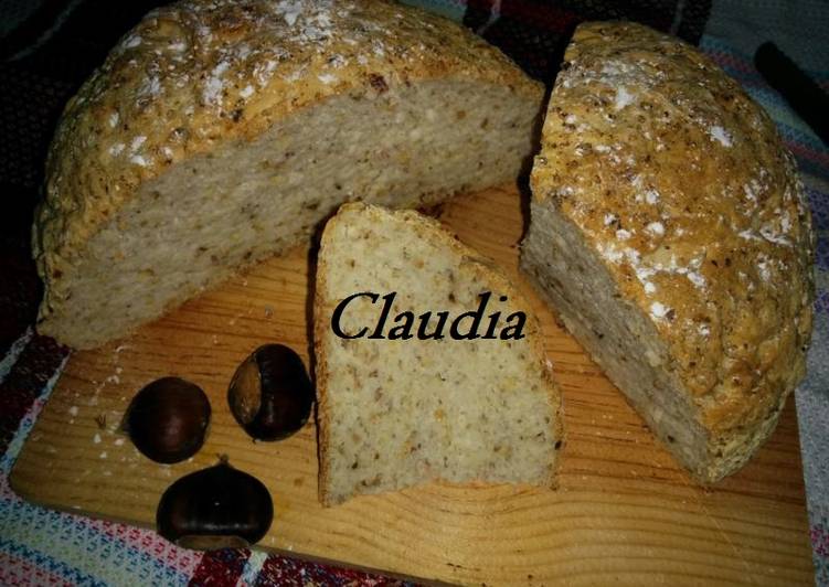 Pan con harina de castañas (sin gluten)