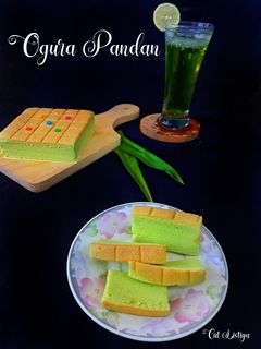 Foto resep Ogura Pandan 🍰 Oven Tangkring