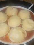 Sorrentinos rellenos de pollo y salsa casero