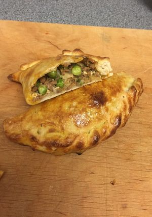 Foto di Empanadas ripiene di carne e piselli