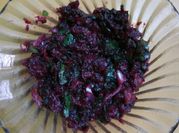 A picture of beet leaves