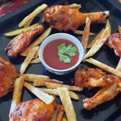 A picture of Fried chilli chicken.