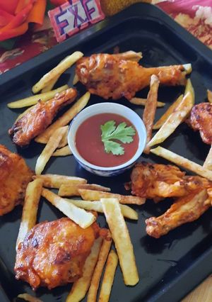 A picture of Fried chilli chicken.