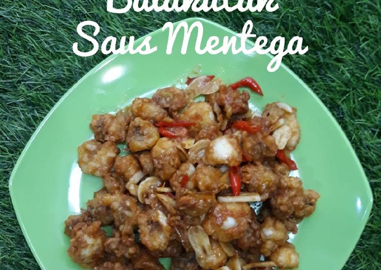 Langkah Mudah untuk Menyiapkan Balakutak/Cumi Saus Mentega, Sempurna