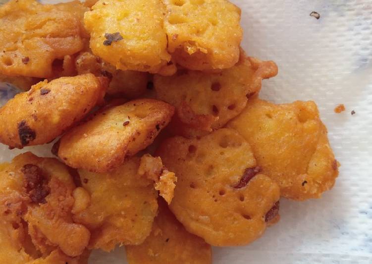 Gram flour bhajia