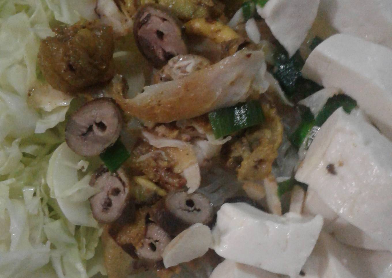 Soto Ayam Bening Campur-campur