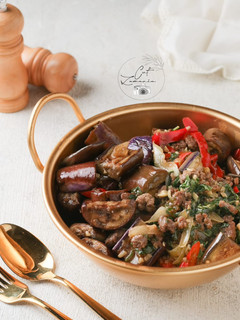 Foto resep Tumis terong daging cincang