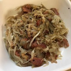 A picture of Bacon Sautéed Cabbage.