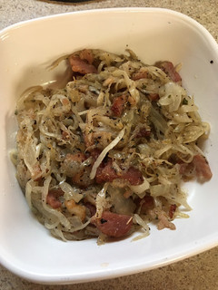 A picture of Bacon Sautéed Cabbage.