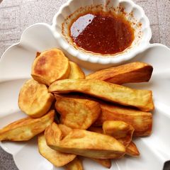 A picture of Fried sweet potato.