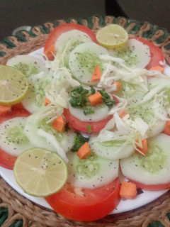 A picture of Cucumber salad.