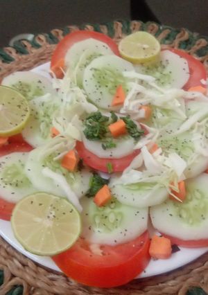 A picture of Cucumber salad.