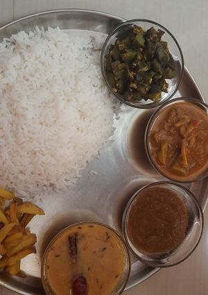 A picture of Bihari thali.