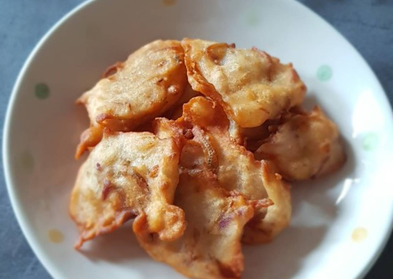 Asian Achovies & Onion Fritters