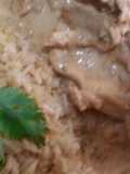 Pollo con crema y chipotle