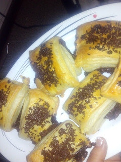 Una foto de Napolitanas de chocolates en 10 minutos