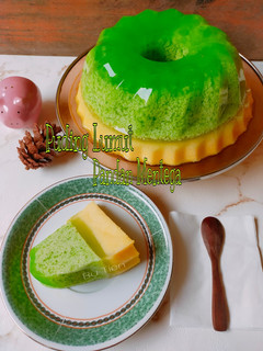 Foto resep Puding Lumut Pandan Mentega