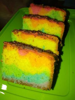 Foto resep Bolu pelangi 🌈