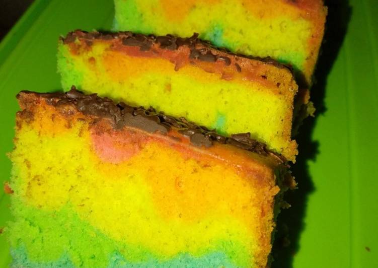 Bahan Menyiapkan Bolu pelangi 🌈, Sempurna