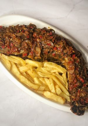 A picture of Grilled fish.