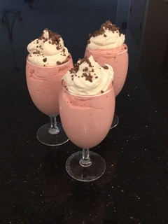 A picture of Fresh Strawberry Mousse.