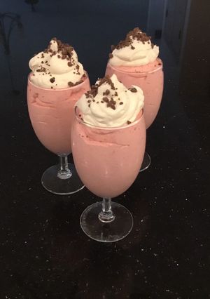 A picture of Fresh Strawberry Mousse.