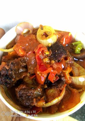 A picture of Suya Sauce.