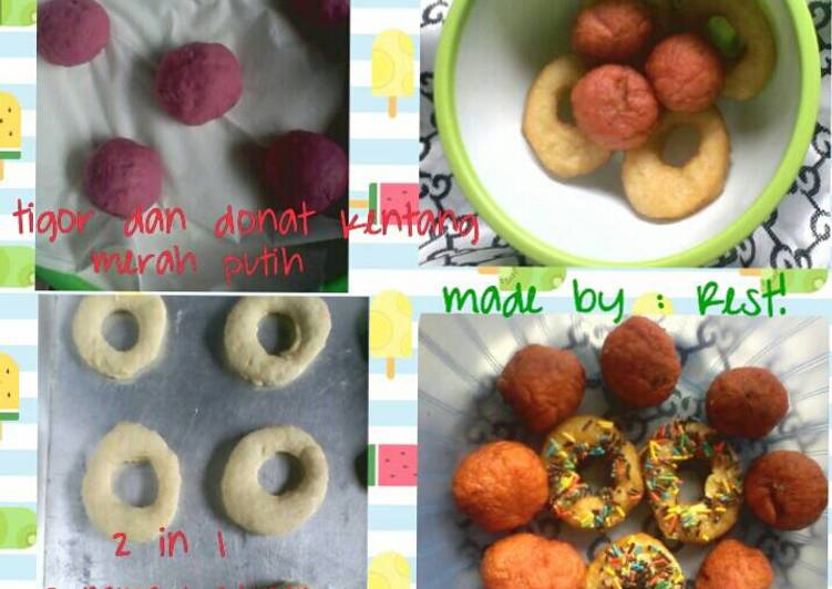 Tigor dan donat kentang #merahputih