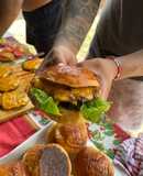 Pan para hamburguesas (de papa)