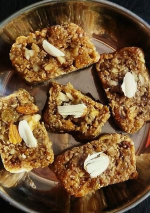 A picture of Healthy protein Oats Bar/cookies.